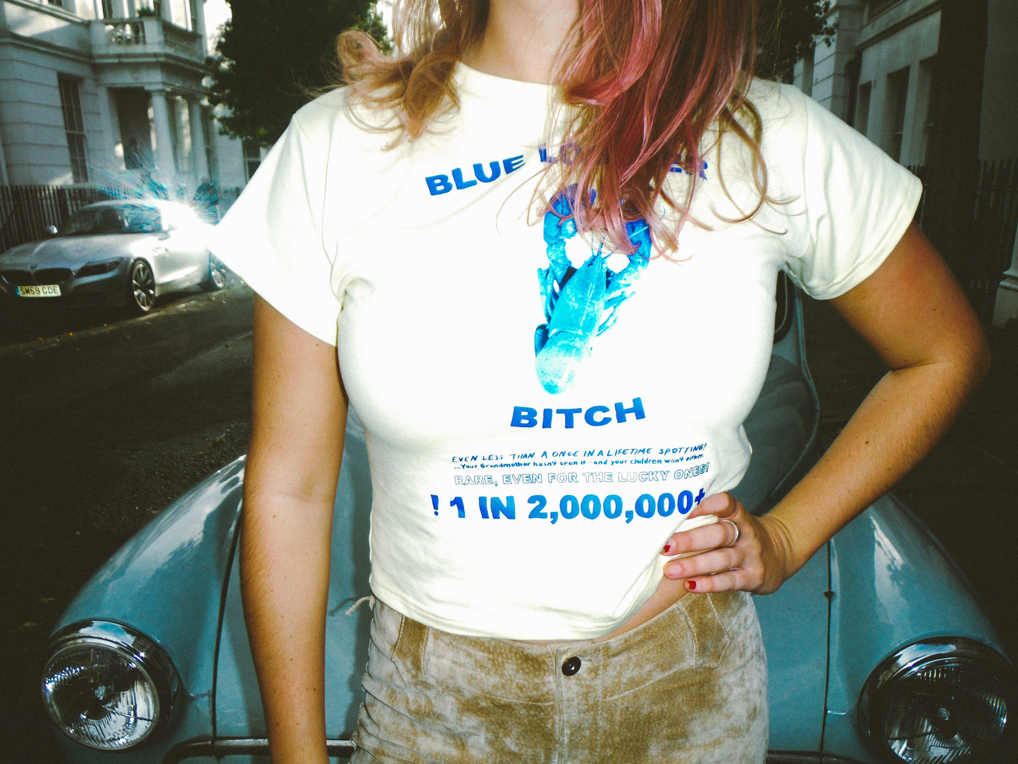 BLUE LOBSTER B*TCH BABY TEE