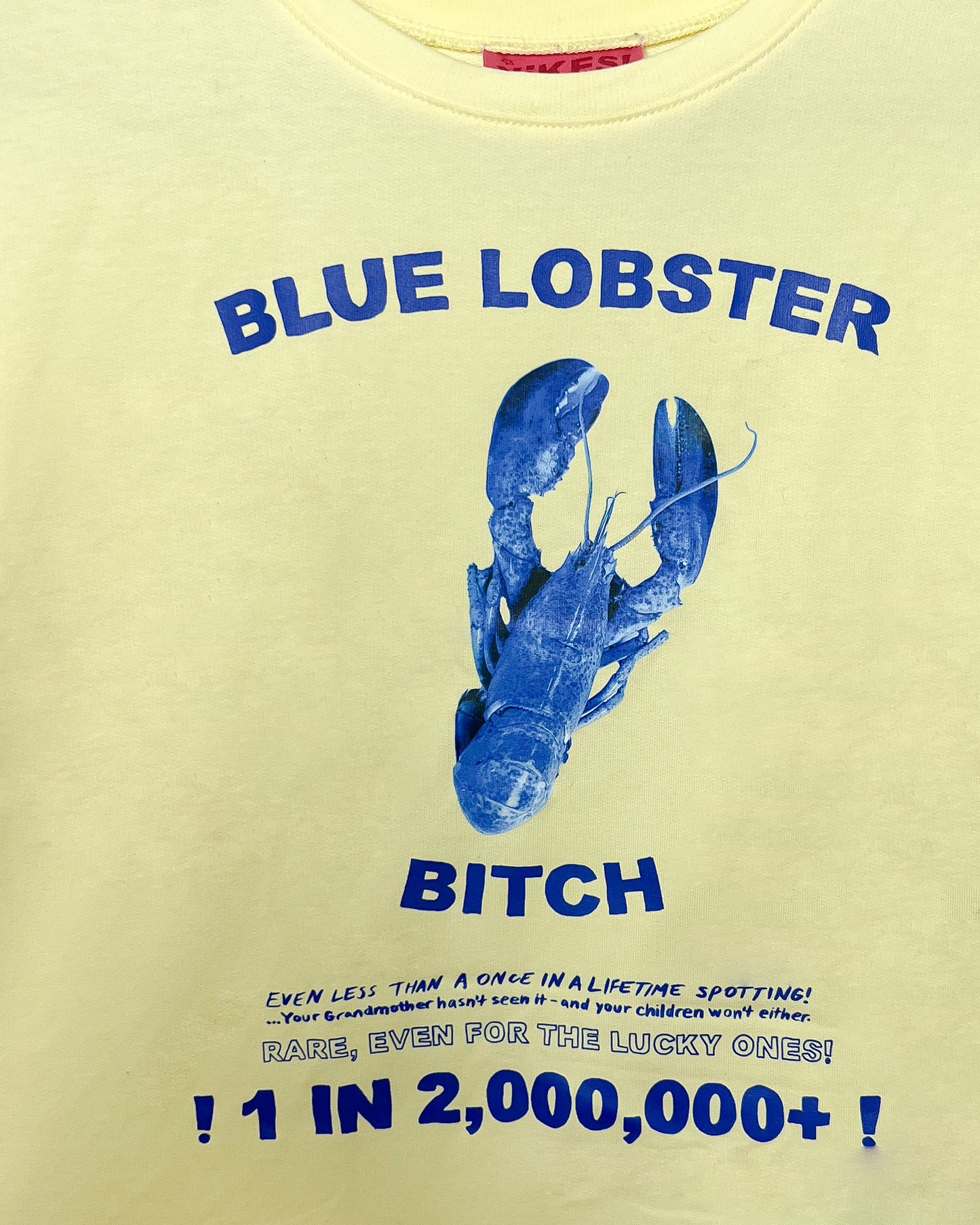 BLUE LOBSTER B*TCH BABY TEE