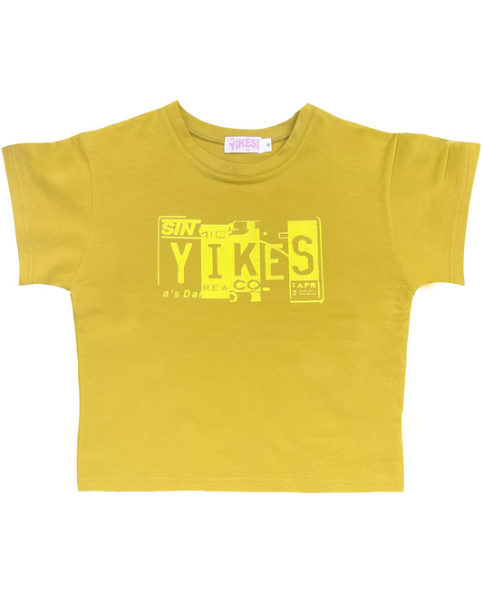 YIKES ARMY BABY TEE