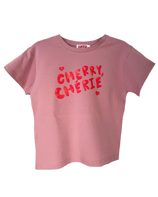 CHERRY CHERIE BABY TEE (ALMOST PERFECT)