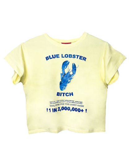 BLUE LOBSTER B*TCH BABY TEE